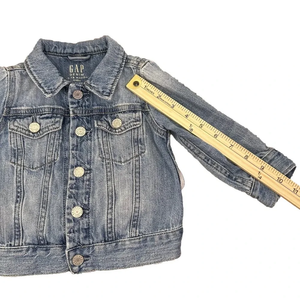 Baby GAP Denim Jacket Toddler Light Wash Classic Jean Jacket